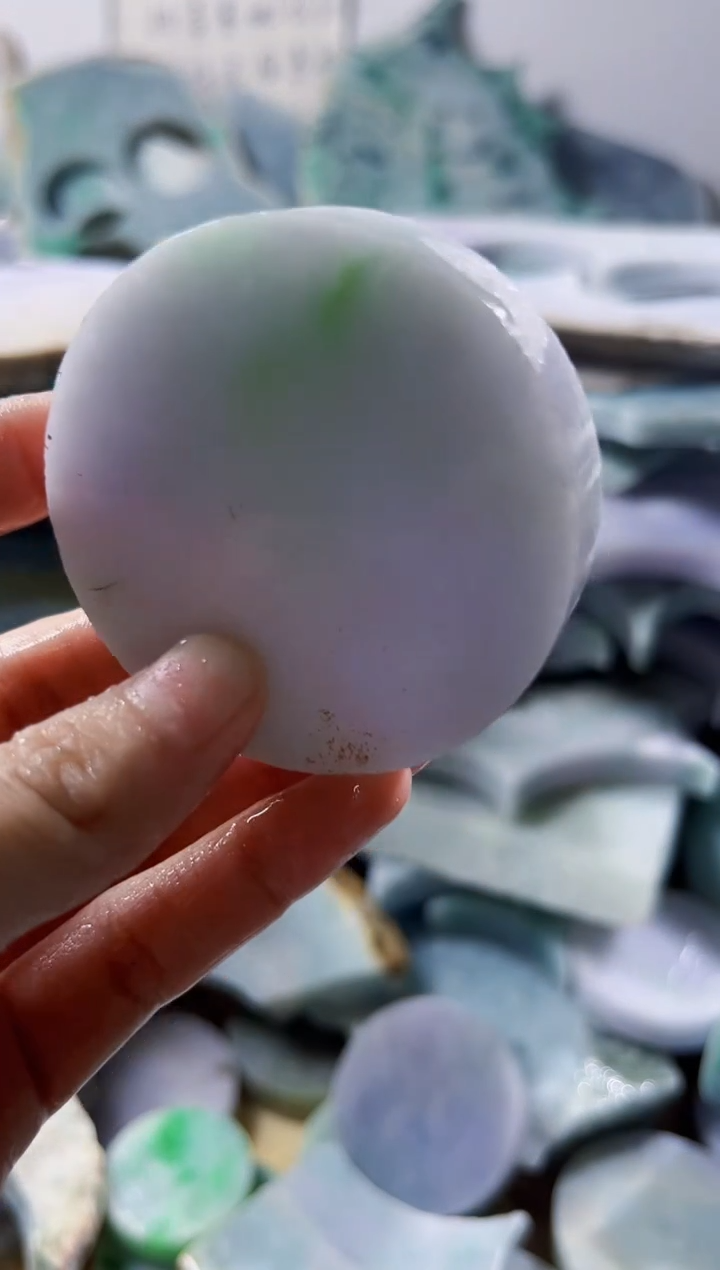 翡翠裸石缅甸翡翠A货柠240