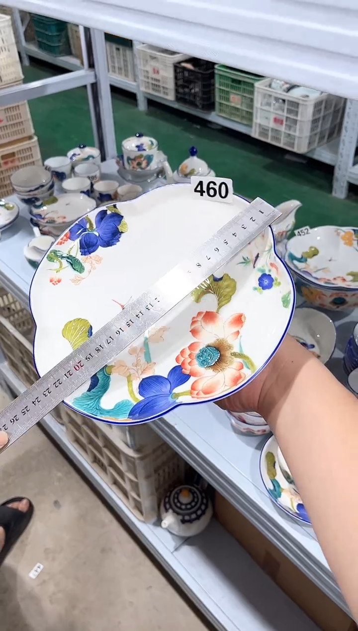 瓷片陶陶瓷（简装）盘子一个
