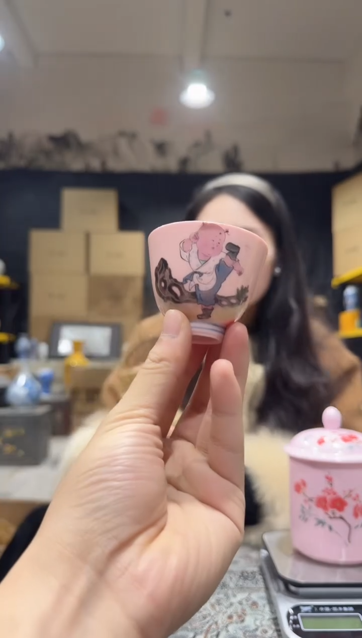 杯子陶瓷景德镇陶瓷摆件2