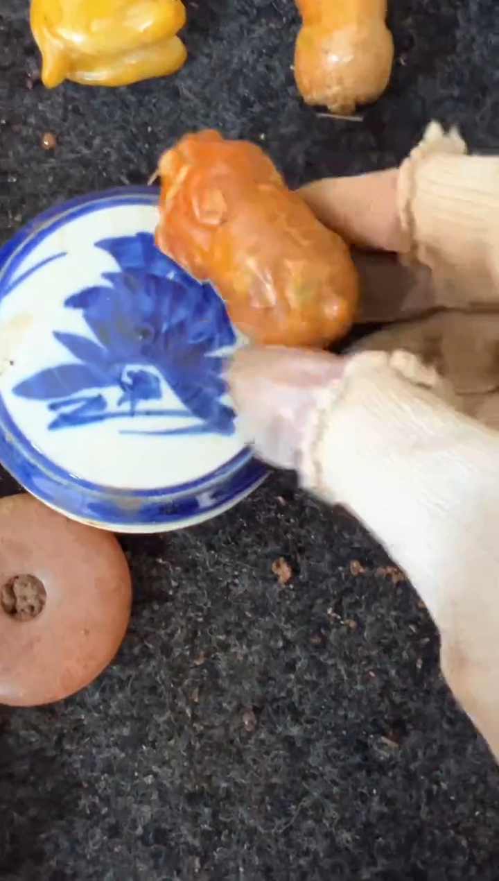 瓷片手工，手绘，瓷器1