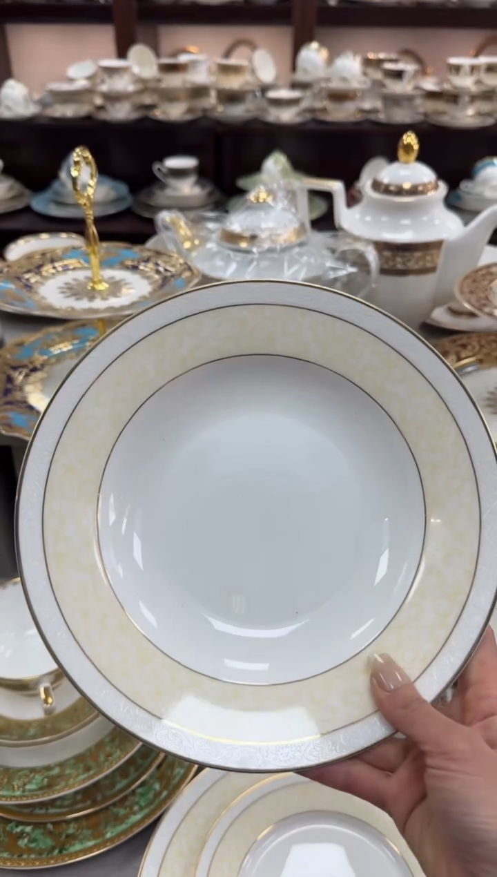 【闪购商品】瓷片9英寸草帽盘福利款2个