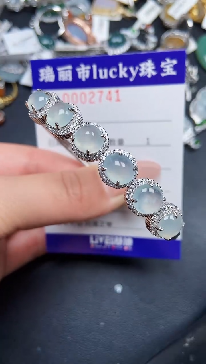 【闪购商品】翡翠颈饰银S925镶嵌2741