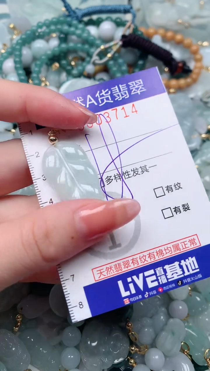 【闪购商品】翡翠颈饰未镶嵌00003714