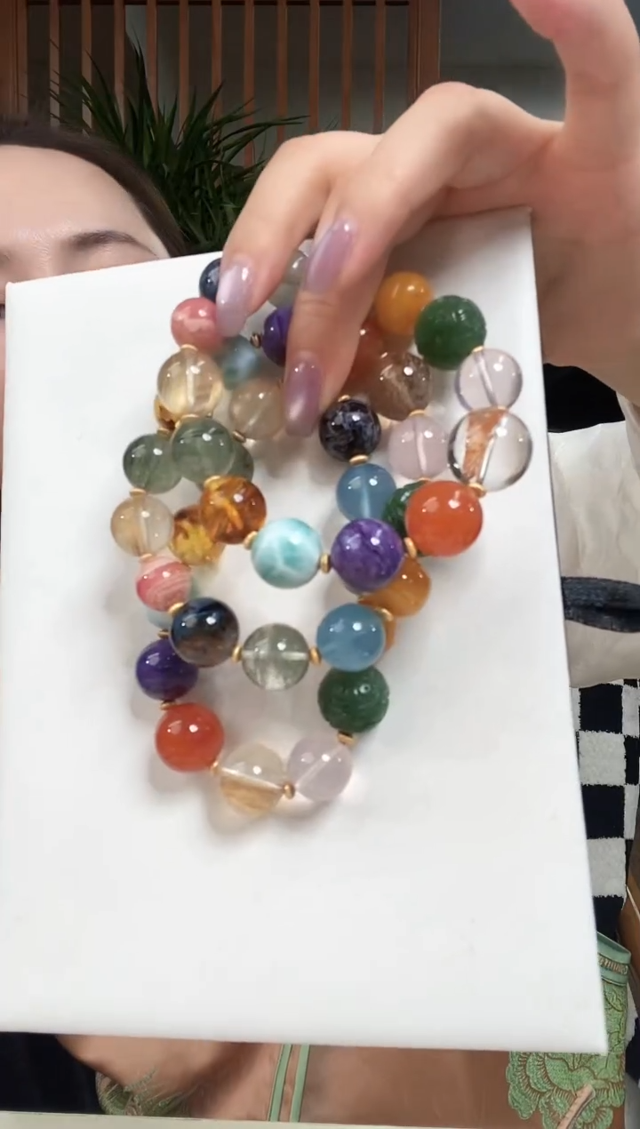 水晶手串未镶嵌250329033多样性发一