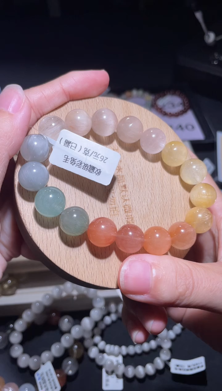 未镶嵌手链水晶238号多样性发一AA 12+