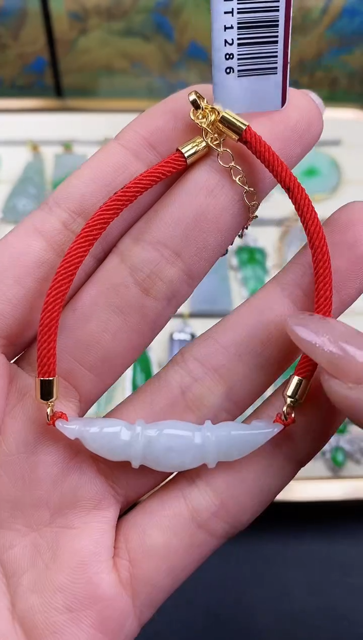 未镶嵌手链翡翠手绳@@CMT1286