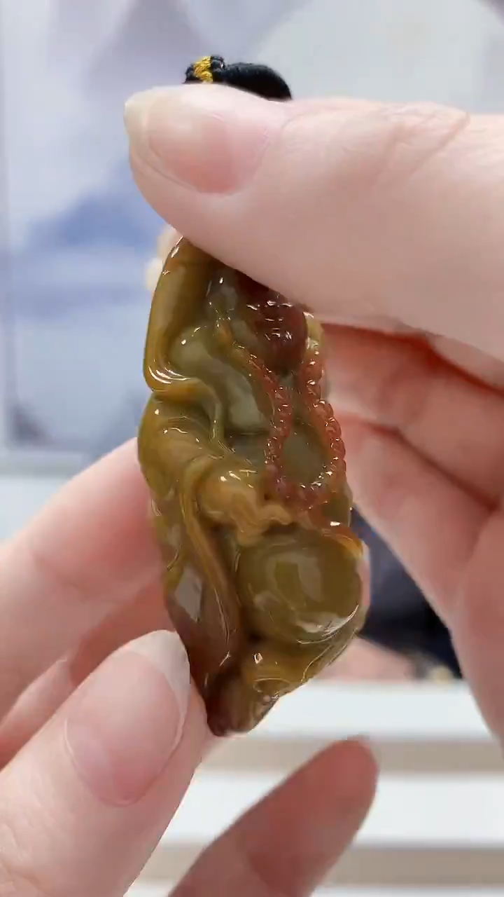 未镶嵌定制翡翠5060ry-毛货挂件18