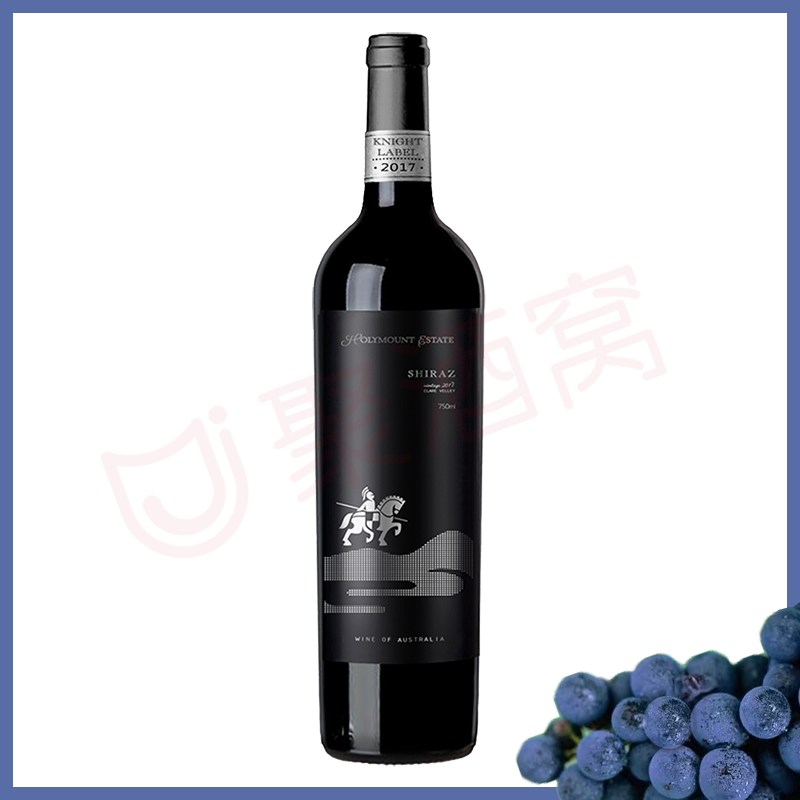 【原瓶原装进口】澳洲红五星酒庄铂金骑士克莱尔谷西拉干红葡萄酒