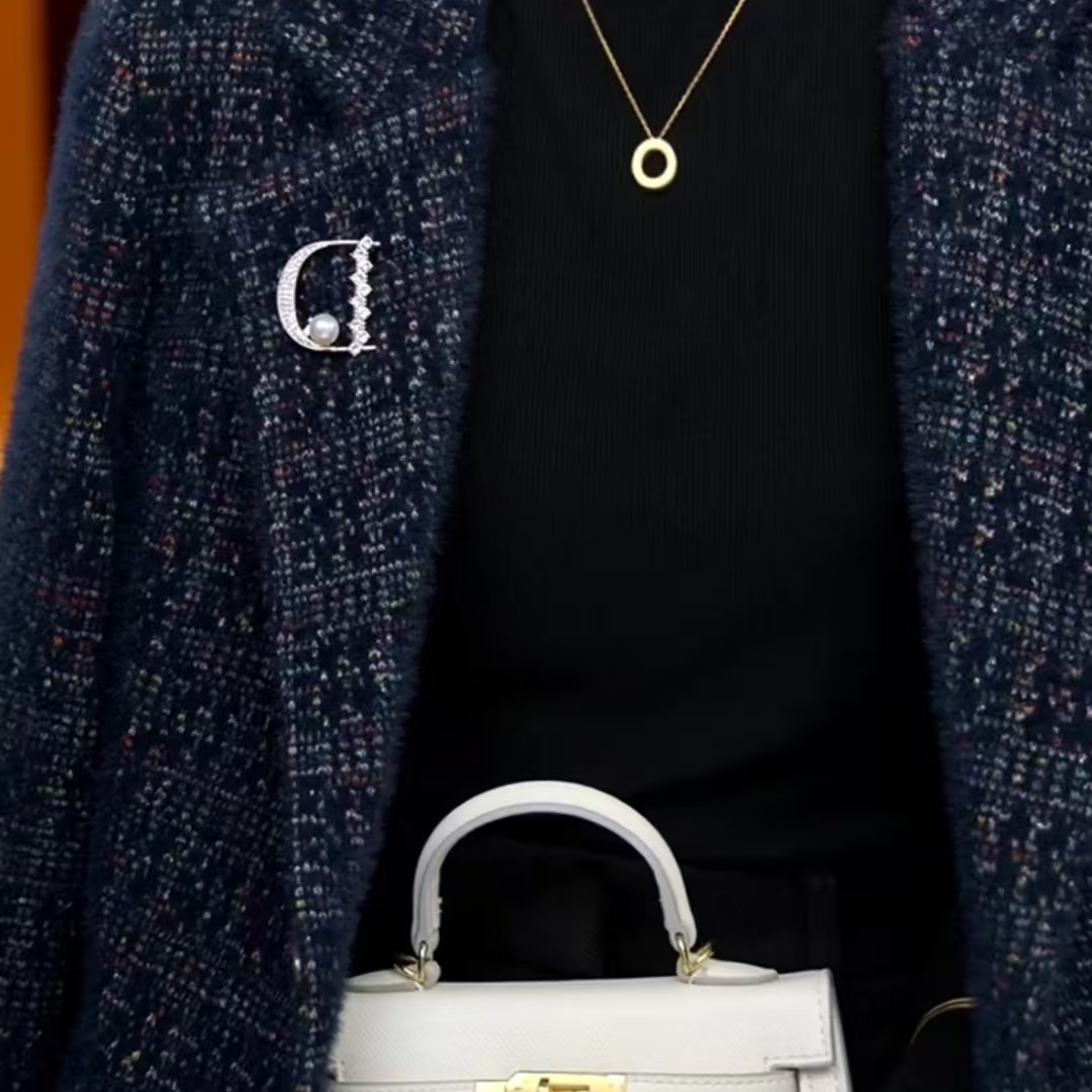 【外贸原单】2025新款秋冬女装气质小香风西装外套