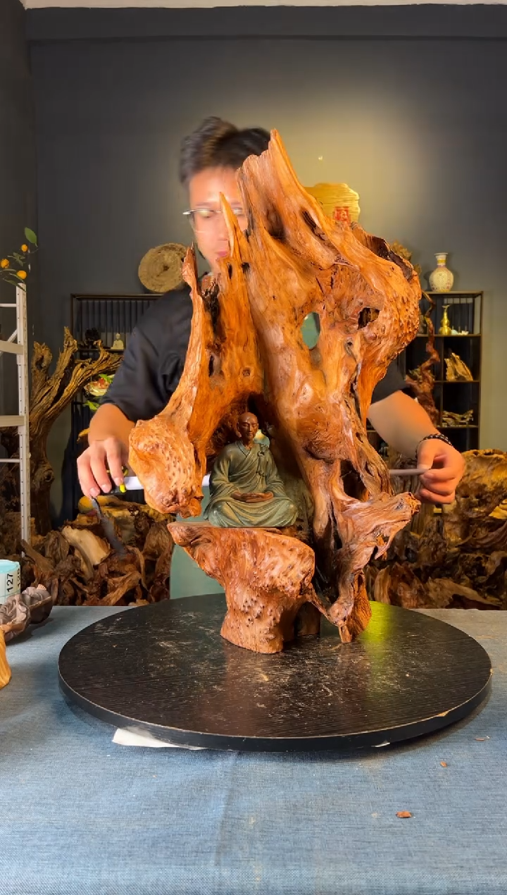 木卢师傅根艺作品（不包含人物摆件）