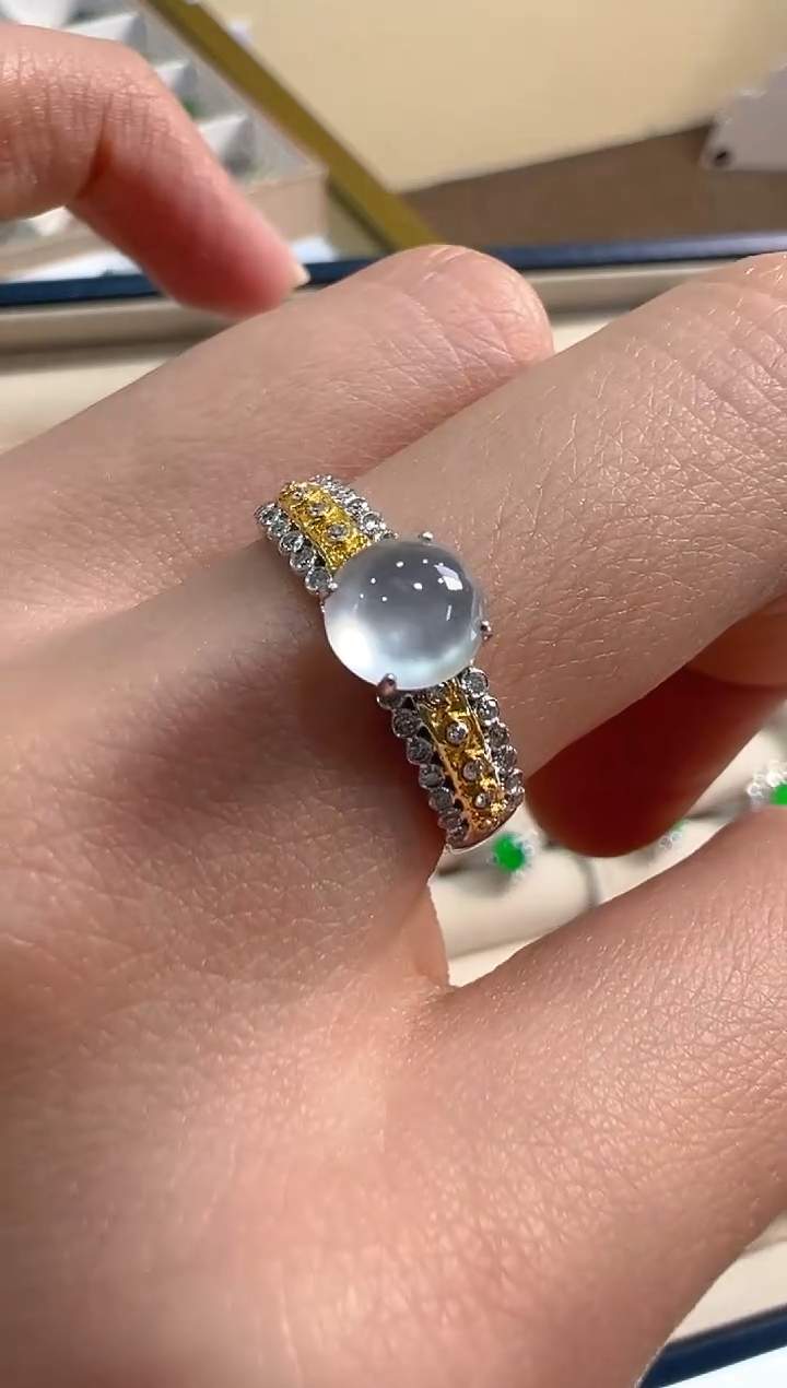 【闪购商品】翡翠戒指18K金镶嵌多样性团购发一件