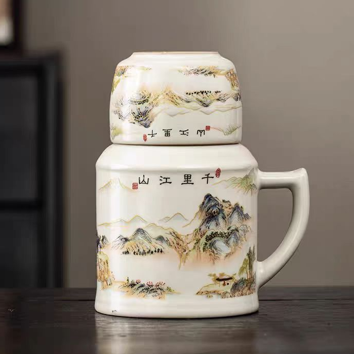 千里江山闷泡茶壶 09HS09