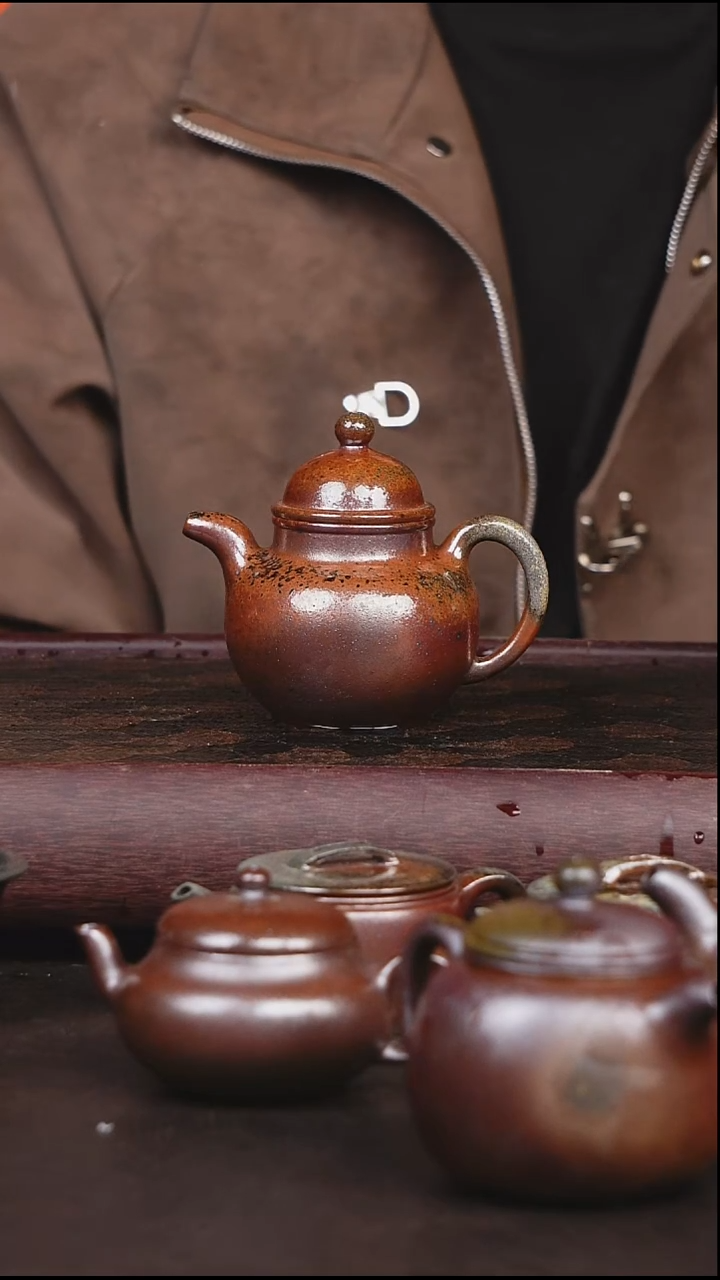 茶壶紫砂柴烧 壶