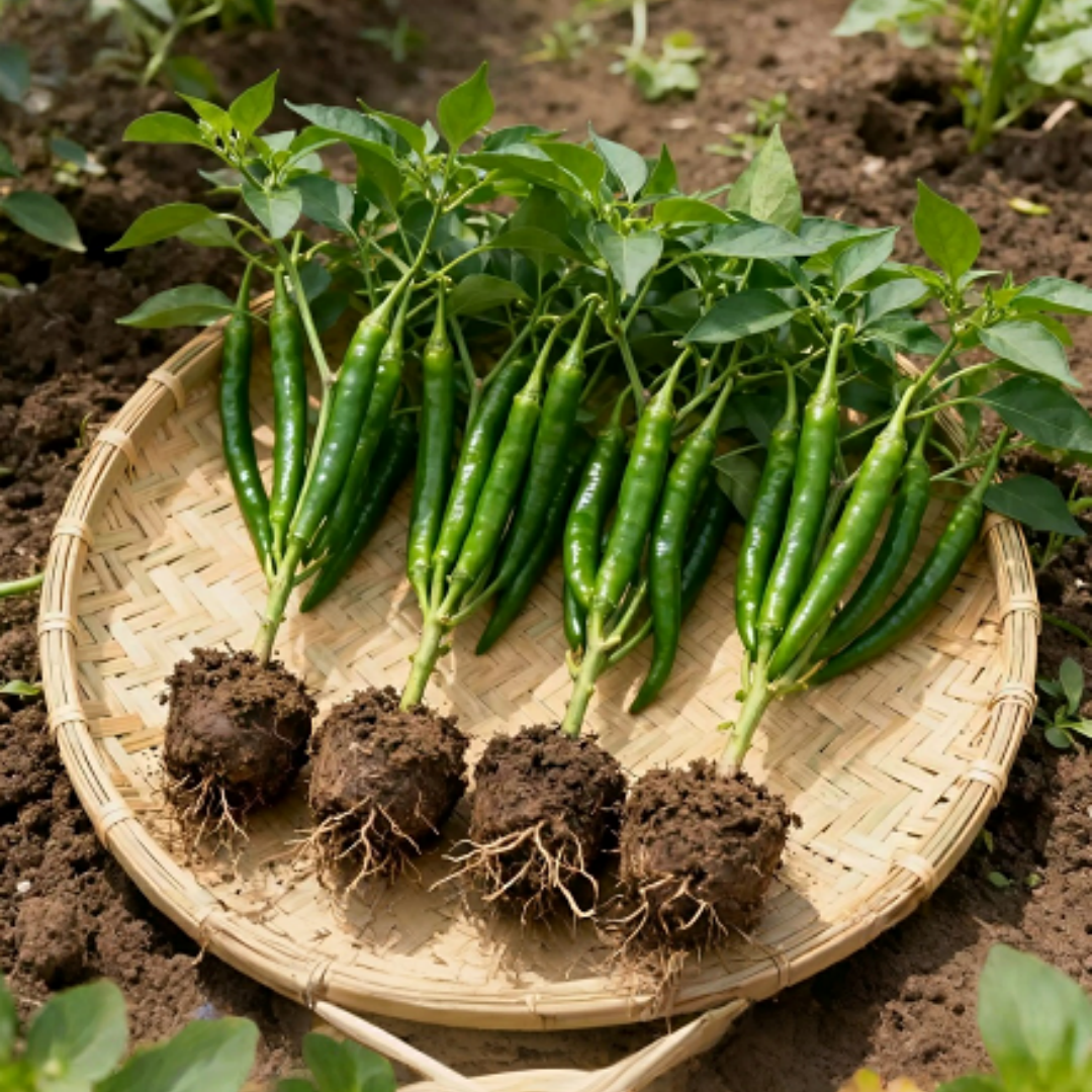 辣椒苗高产樟树港辣椒朝天椒苗螺丝椒苗牛角椒苗香辣四季绿植盆栽