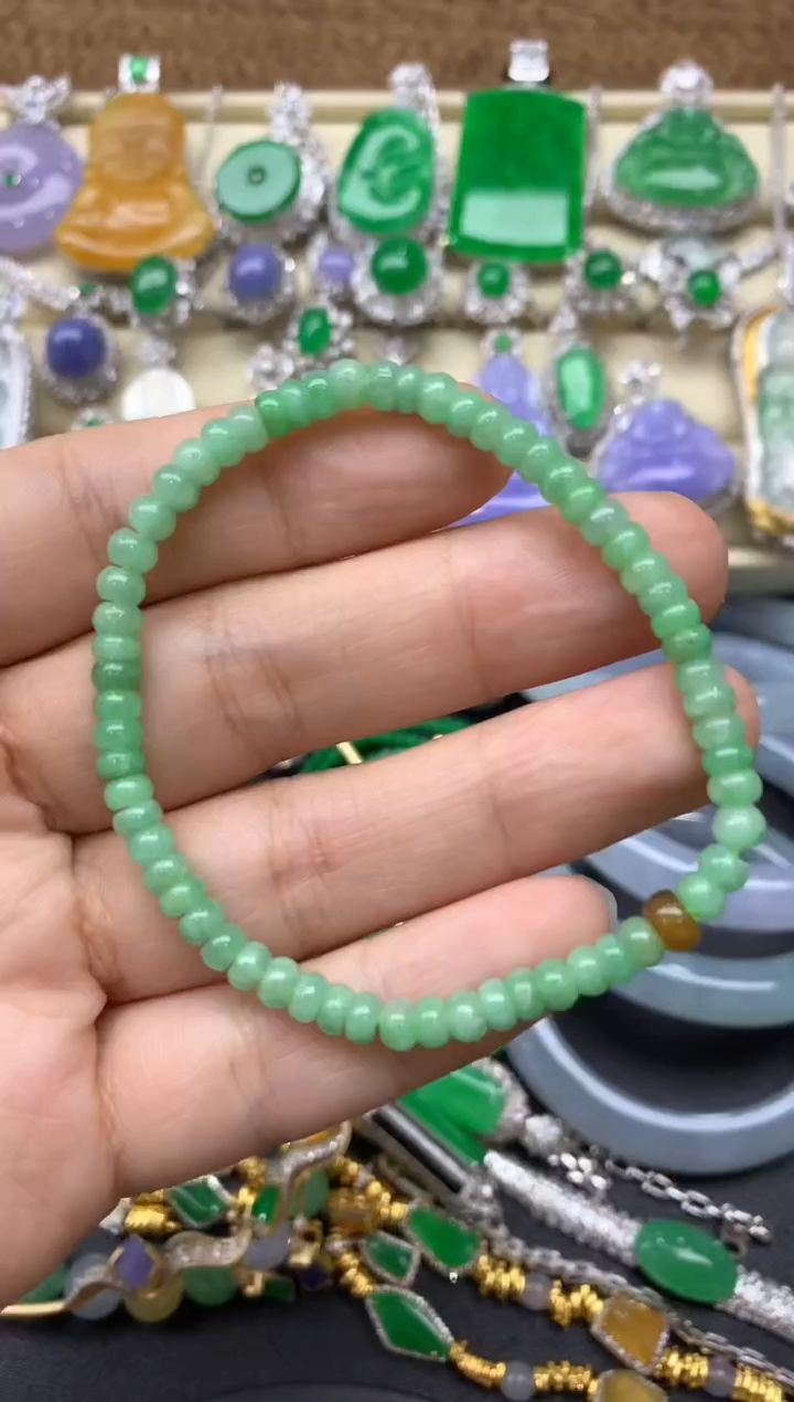 【闪购商品】翡翠手链未镶嵌49-中国好珍宝