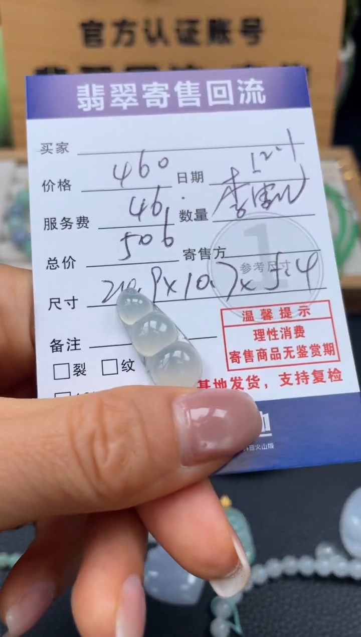 颈饰未镶嵌翡翠10151285