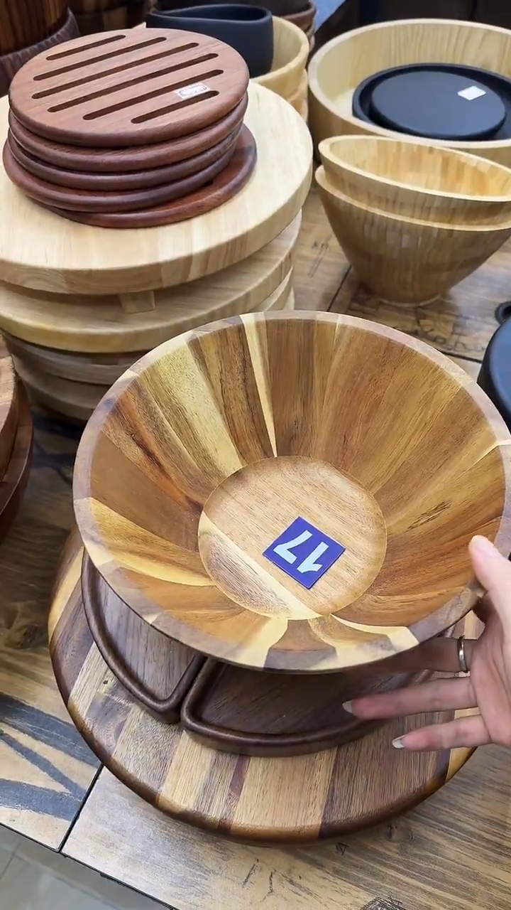 相思木沙拉碗25直径