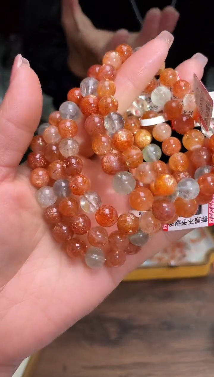 【闪购商品】日光石手串9/398未镶嵌多样性发一件