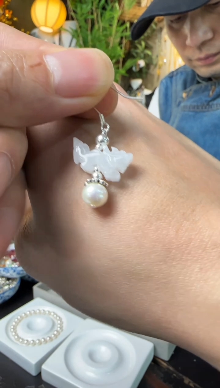 【闪购商品】翡翠耳饰未镶嵌耳饰定制