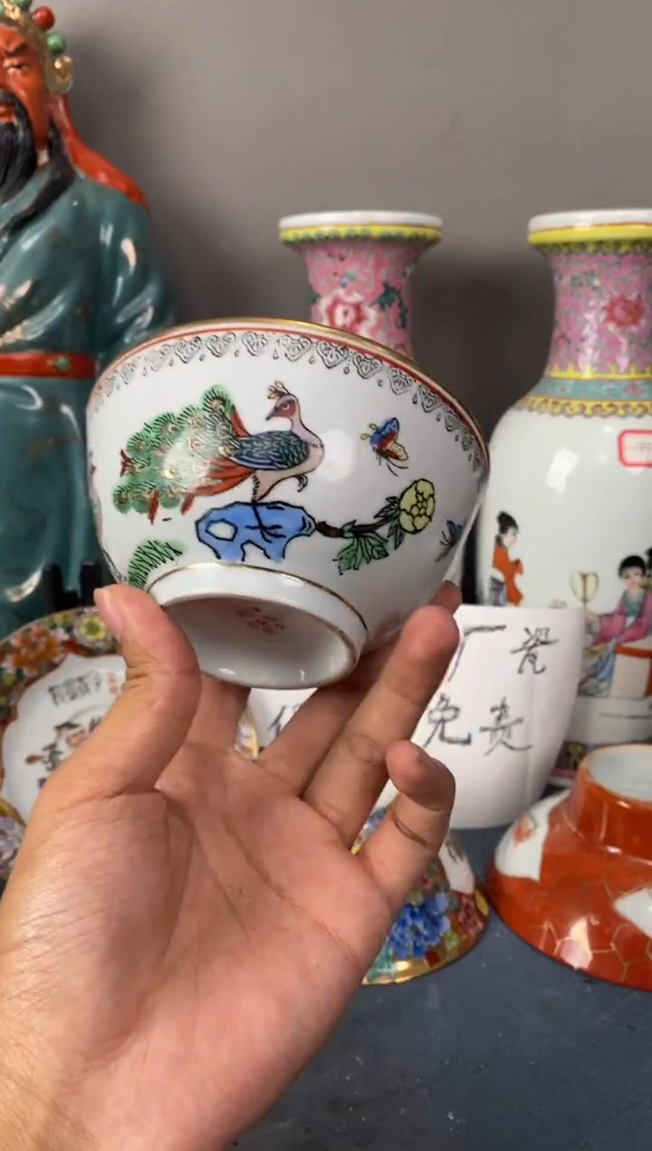摆件陶567精品老厂瓷器（煤窑烧制）