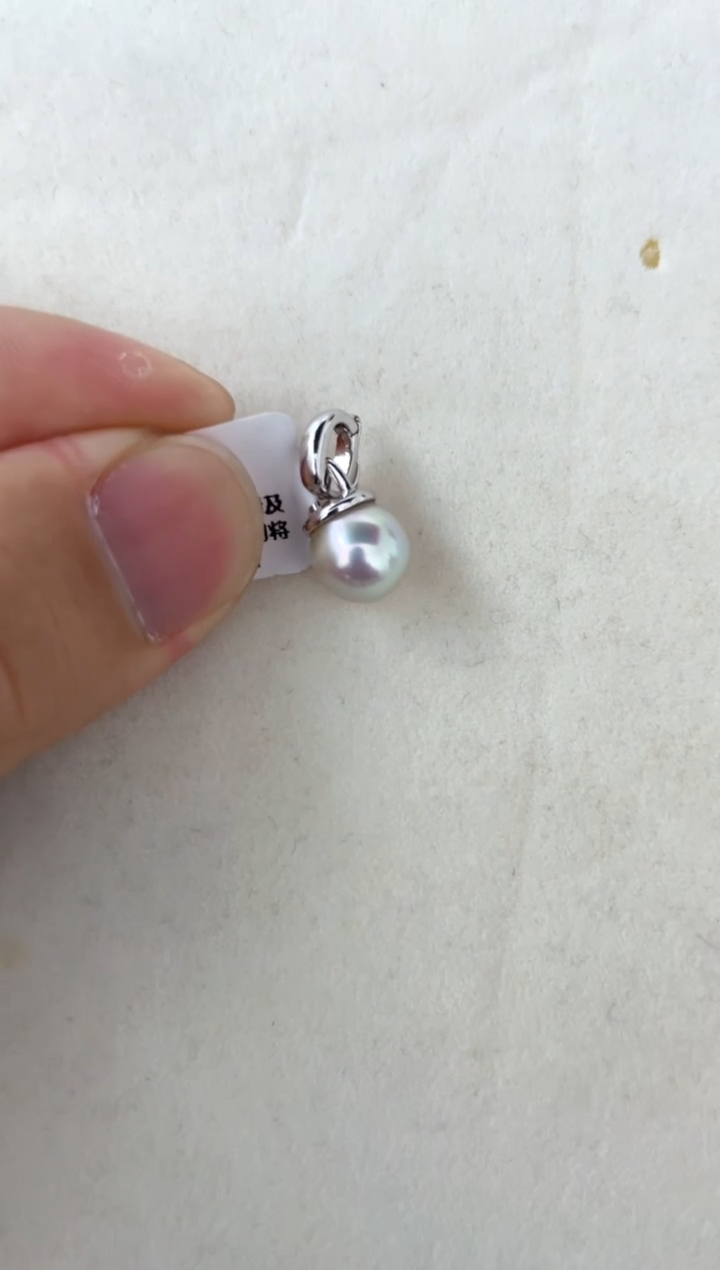 【闪购商品】海水珍珠颈饰银S925镶嵌吊坠