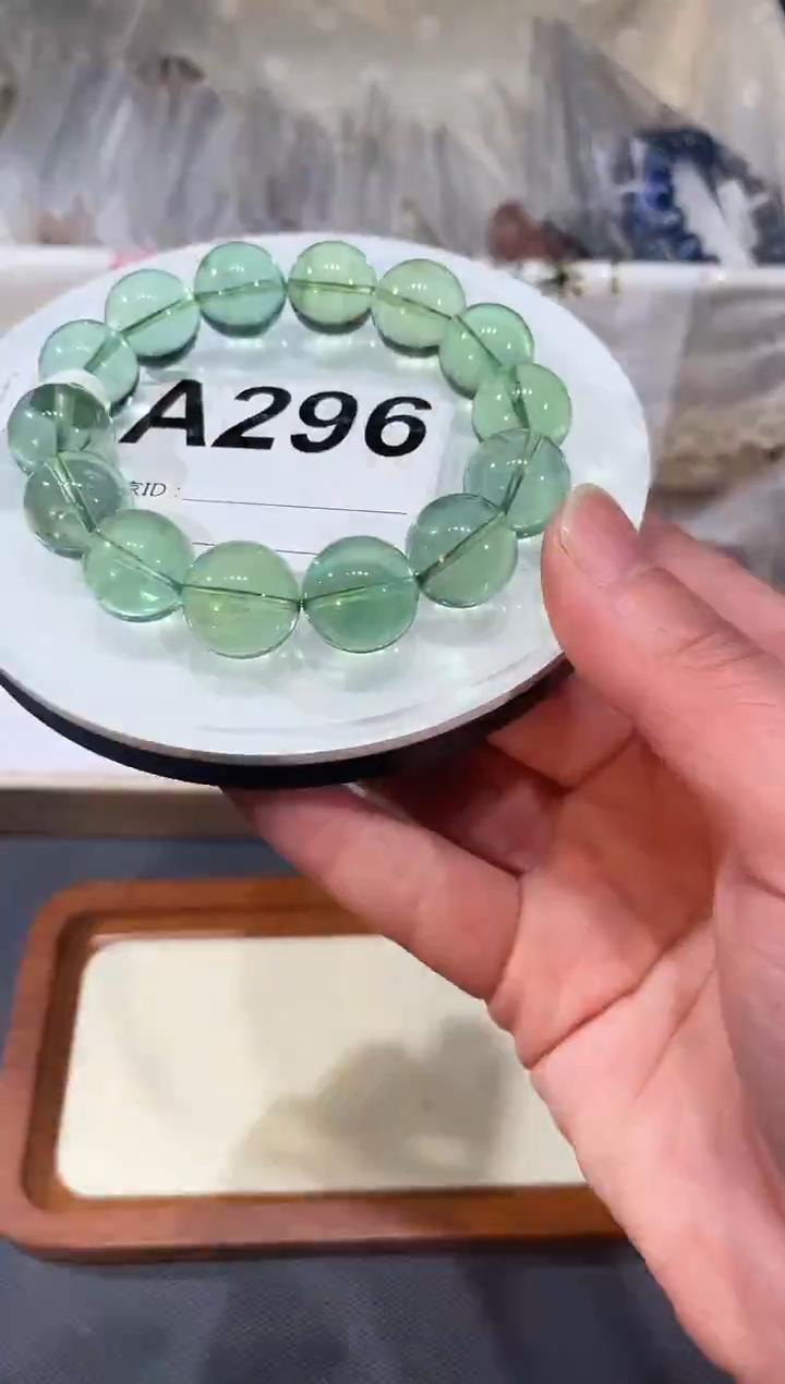 未镶嵌手链萤石A296 绿萤石 14+