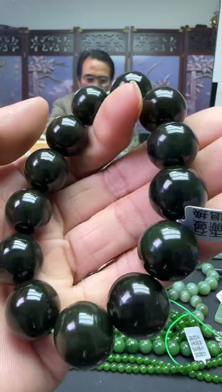 未镶嵌和田玉珠宝奇石手串