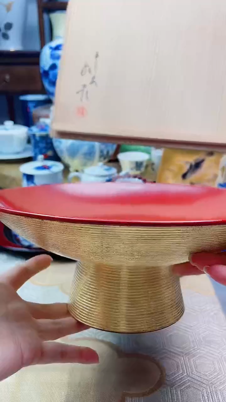 【闪购商品】盘平安象彦实木高足钵