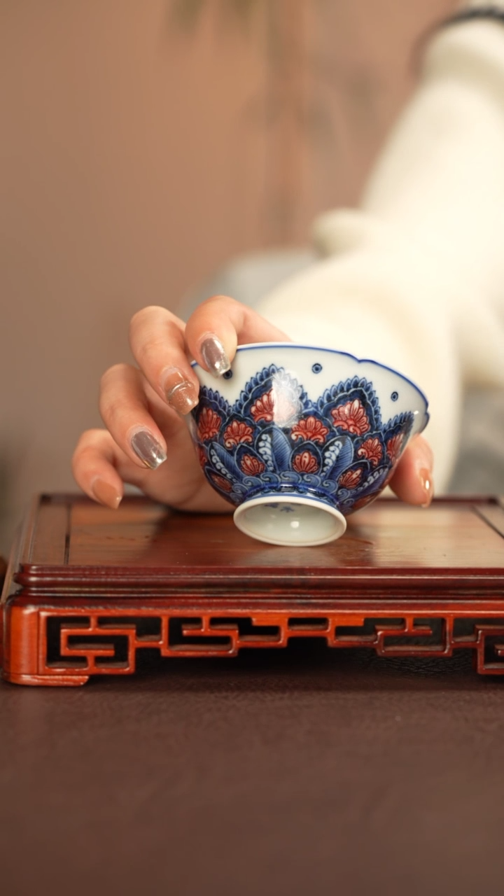 【闪购商品】杯子永明尚玩景德镇手工手绘陶瓷