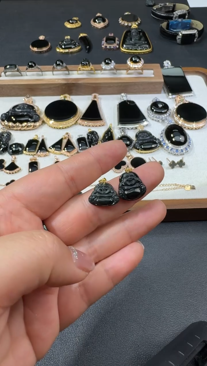 【闪购商品】翡翠颈饰18K金镶嵌S0224-S2-12多样性一件