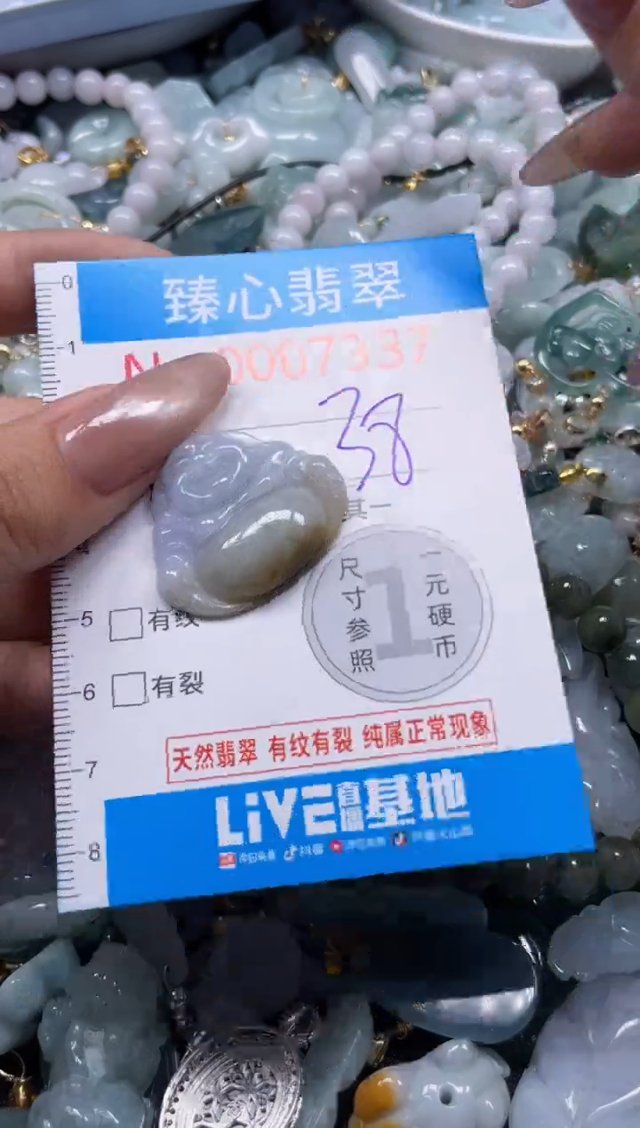 颈饰未镶嵌翡翠7337