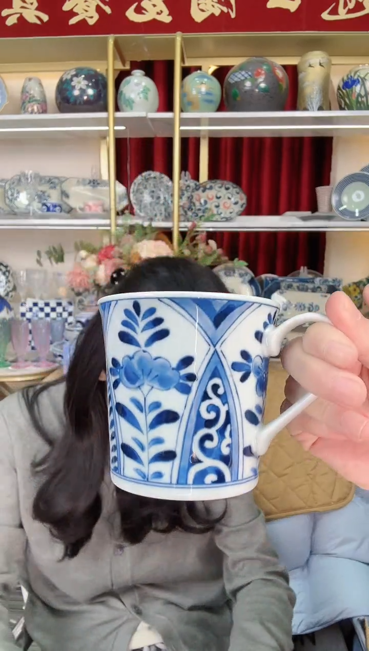 陶瓷美浓烧马克杯一个