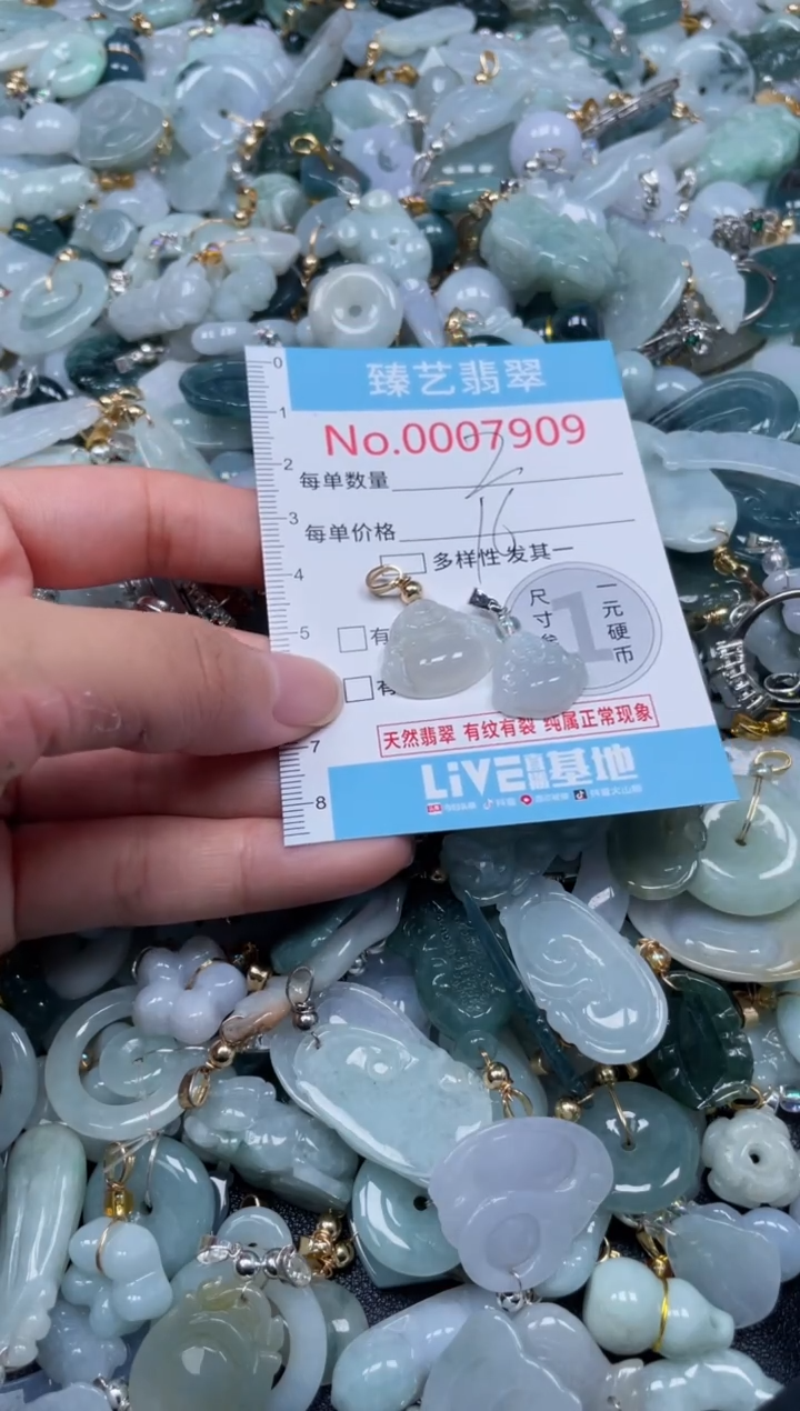 颈饰未镶嵌翡翠7909