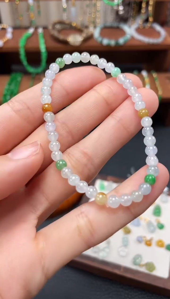 【闪购商品】翡翠套链未镶嵌一个  JK453