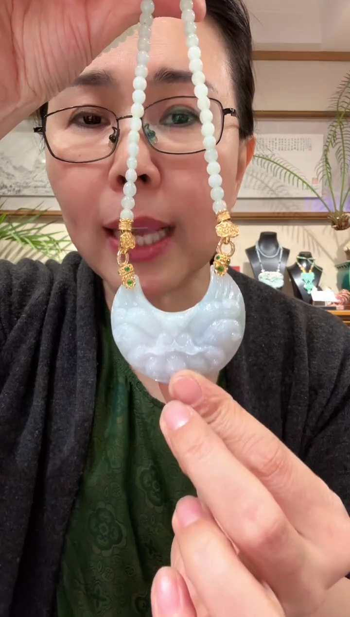 【闪购商品】翡翠颈饰未镶嵌国风