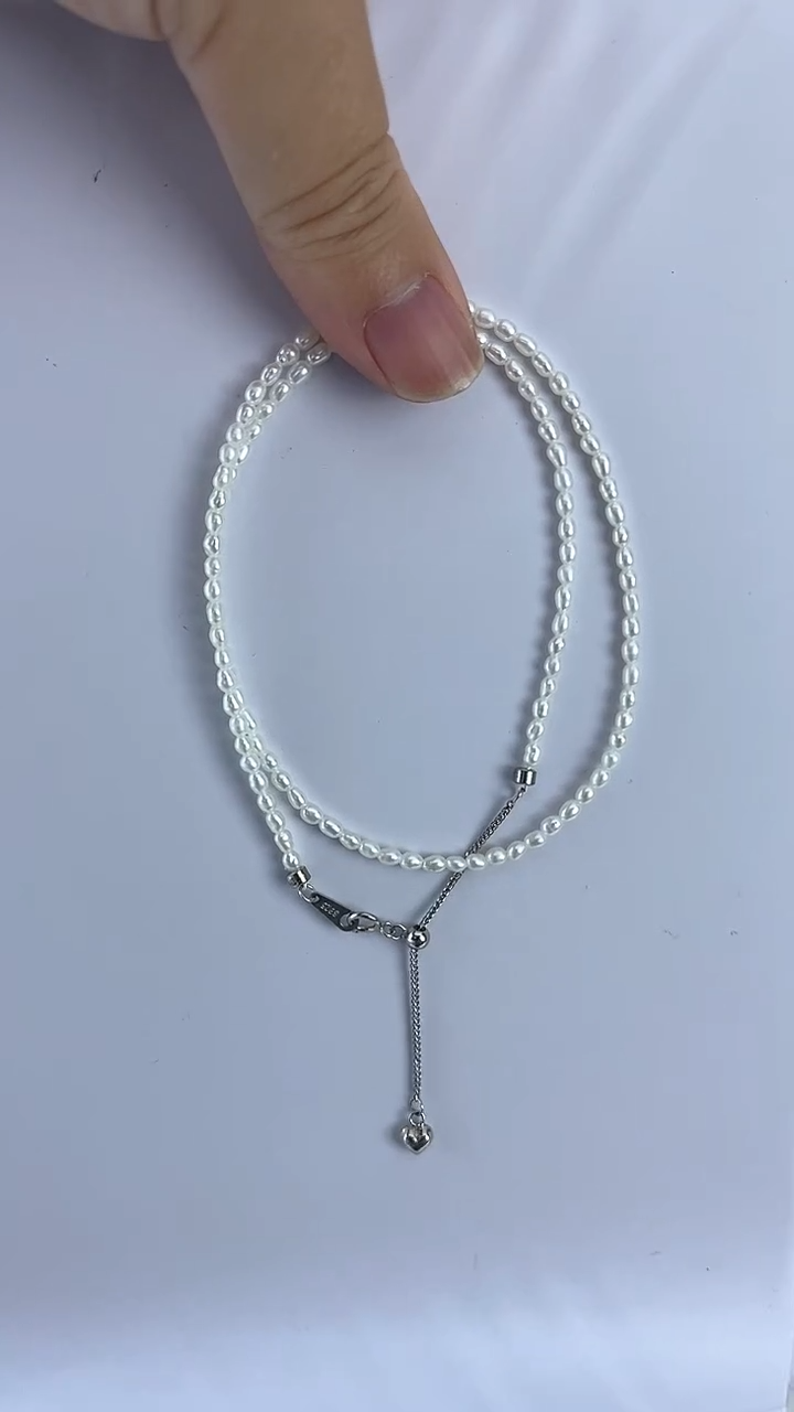 【闪购商品】淡水珍珠颈饰未镶嵌天然极光珍珠亮白keshi小米珠