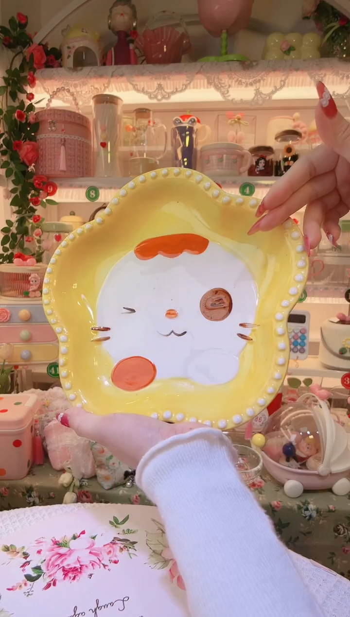 开播福利，仅剩一件！太阳花菜盘