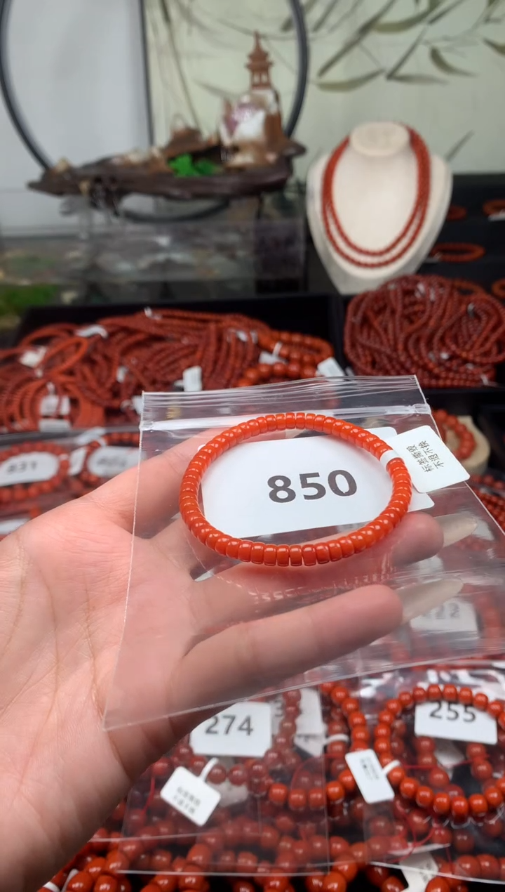 【闪购商品】南红玛瑙手串未镶嵌850-5mm