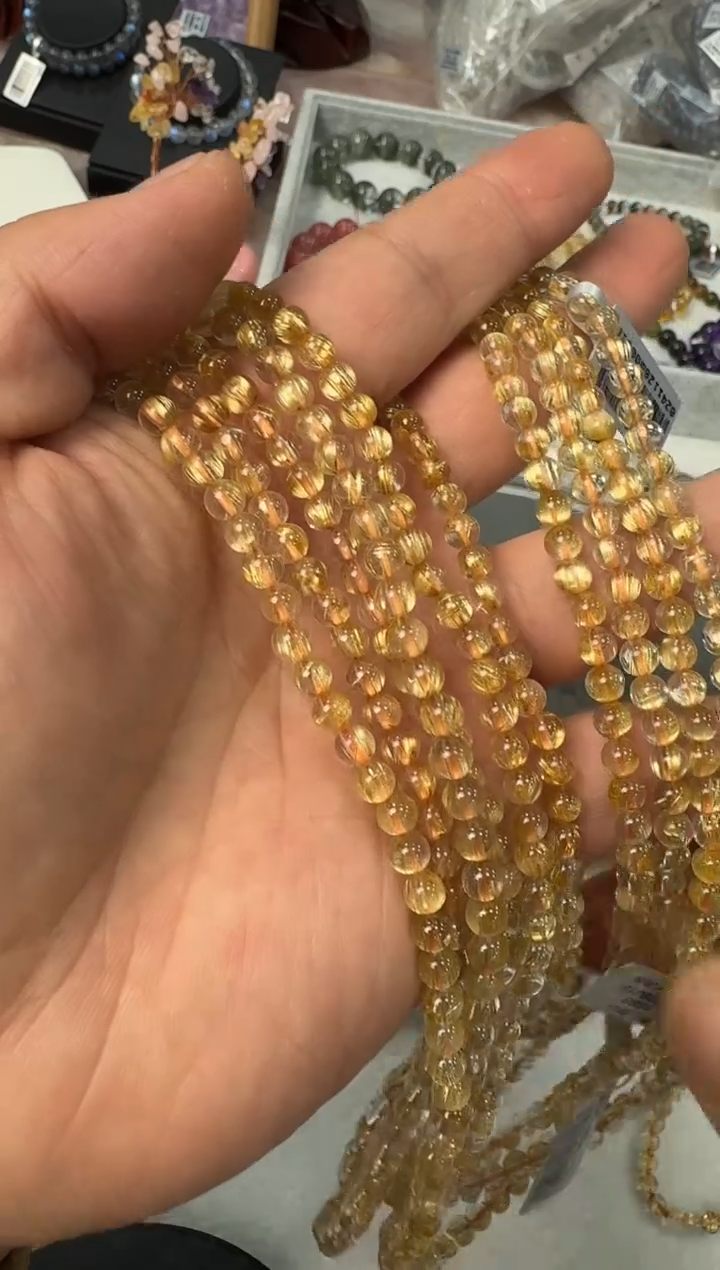【闪购商品】水晶手链未镶嵌XL3117约4mm多样性发一件