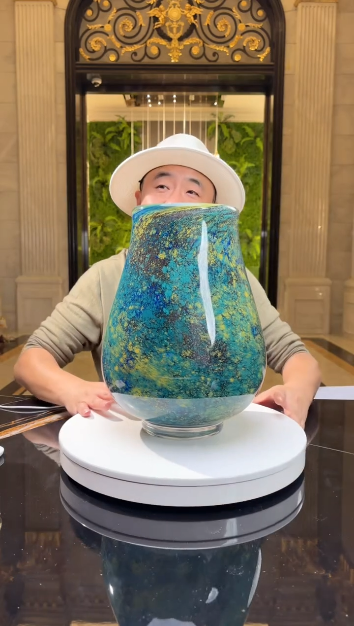 【闪购商品】摆件AJ06517艺术琉璃花器