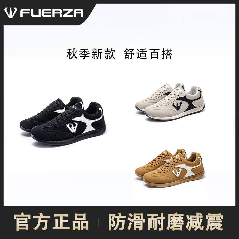 FUERZA赛车鞋男2025秋季新款德训鞋平底休闲板鞋复古百搭潮鞋子