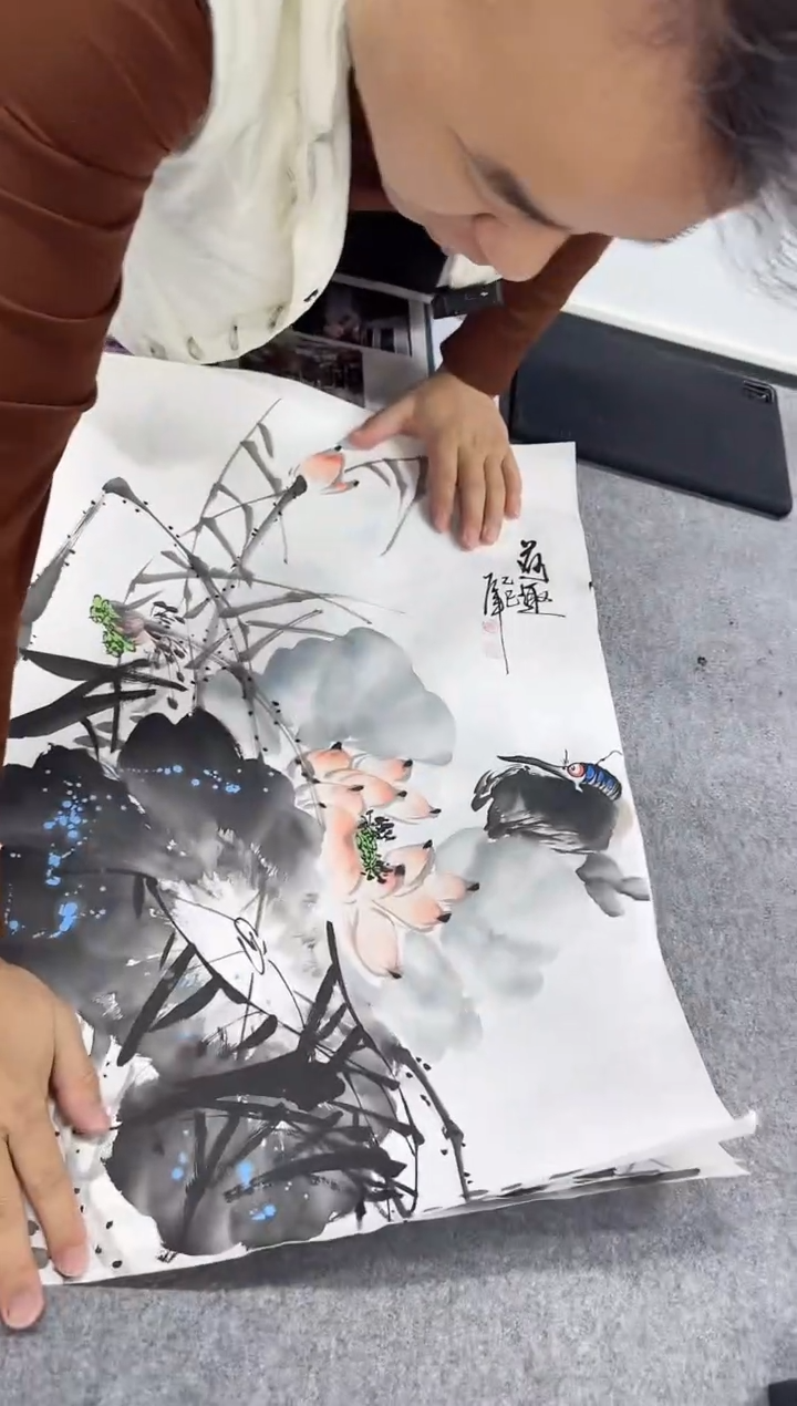 国画黄老师国画作品（随缘一幅）