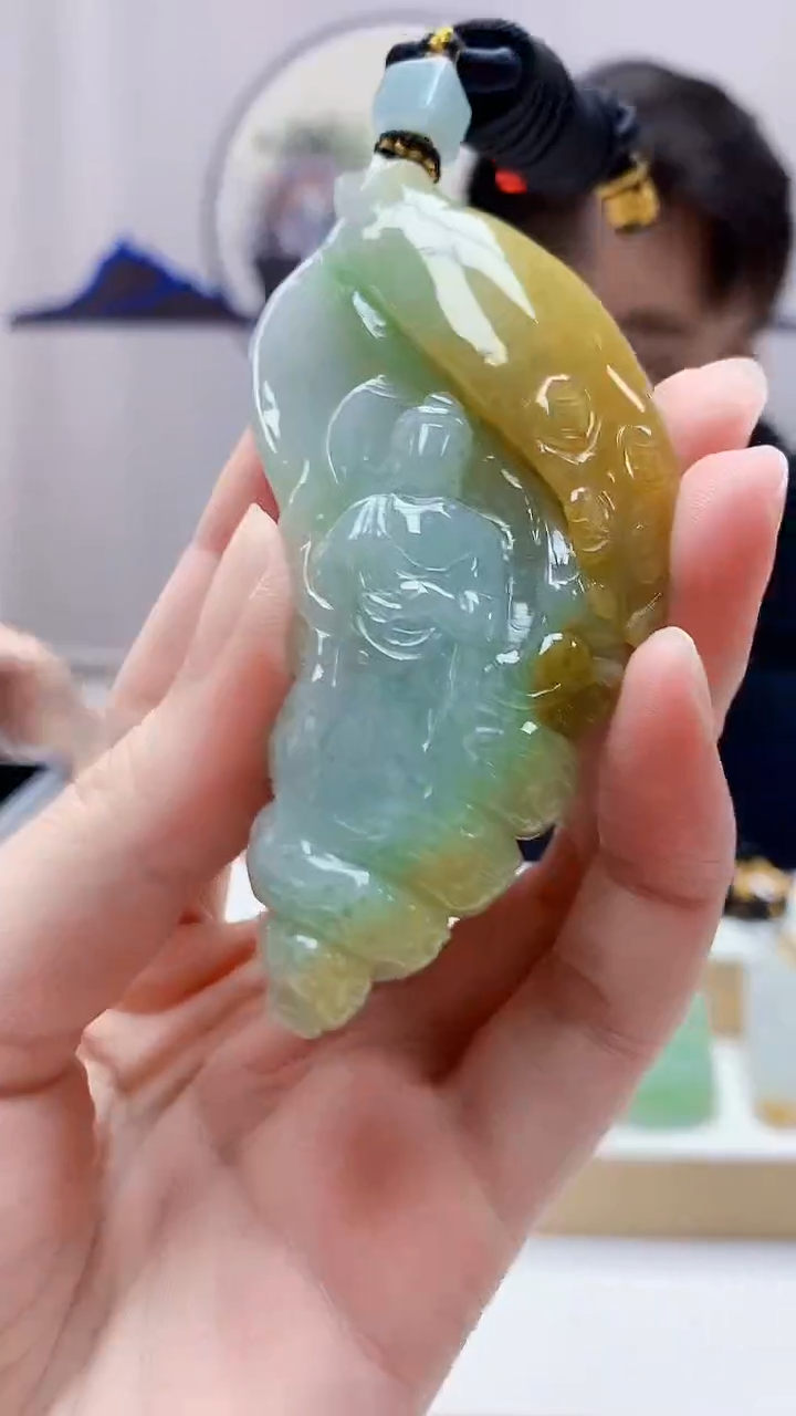 未镶嵌定制翡翠猫**@5060zm-毛货挂件