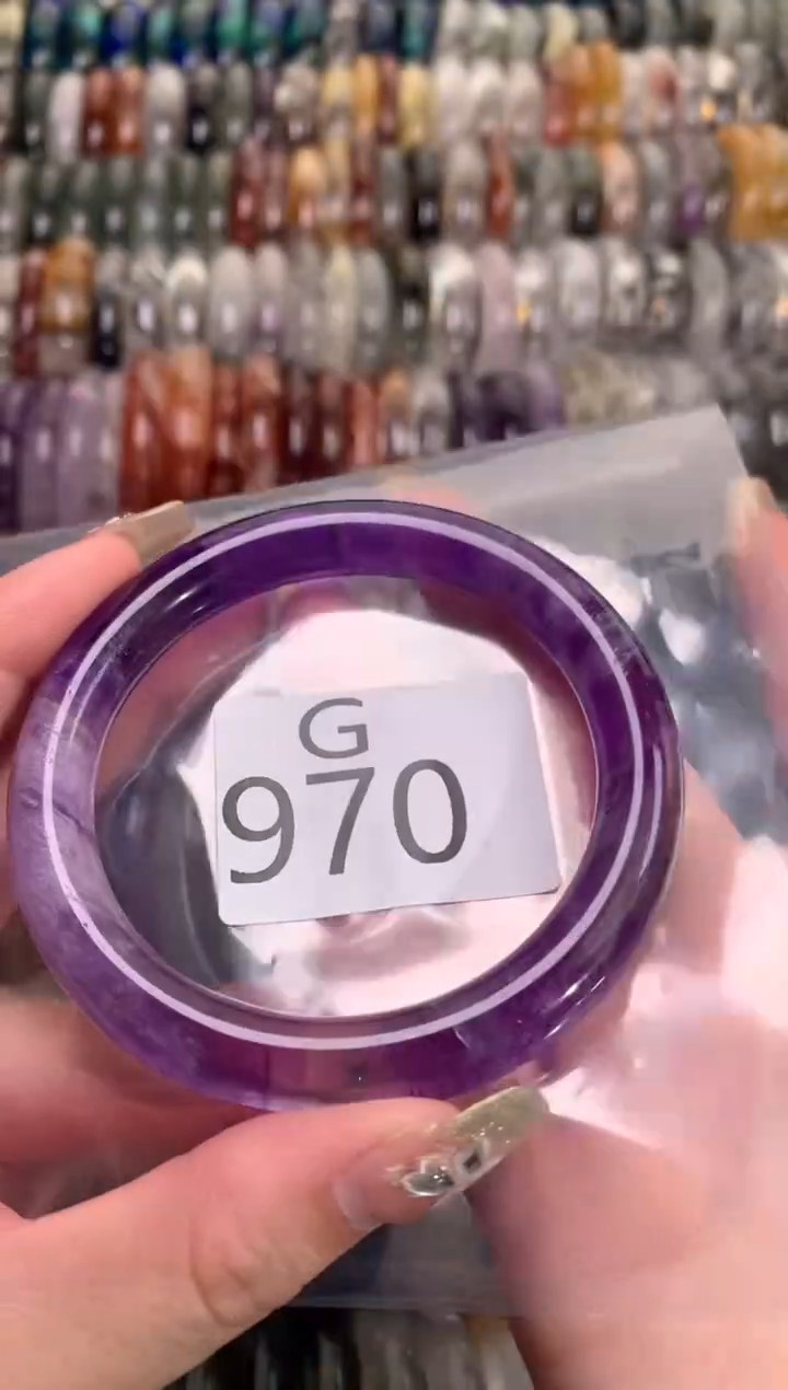 【闪购商品】水晶水晶手镯未镶嵌970-59