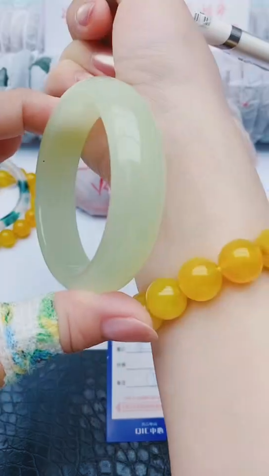 未镶嵌手镯石英质玉z107+59-60