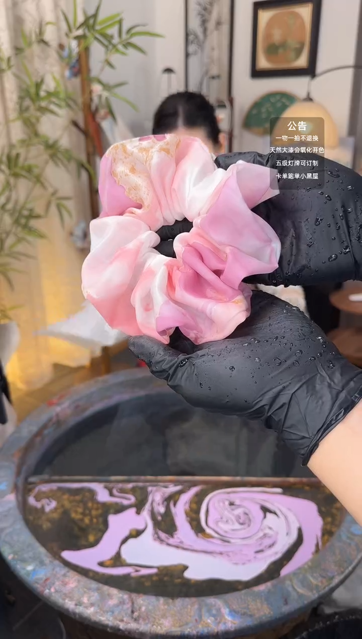 45 桃花玉 超大肠发圈