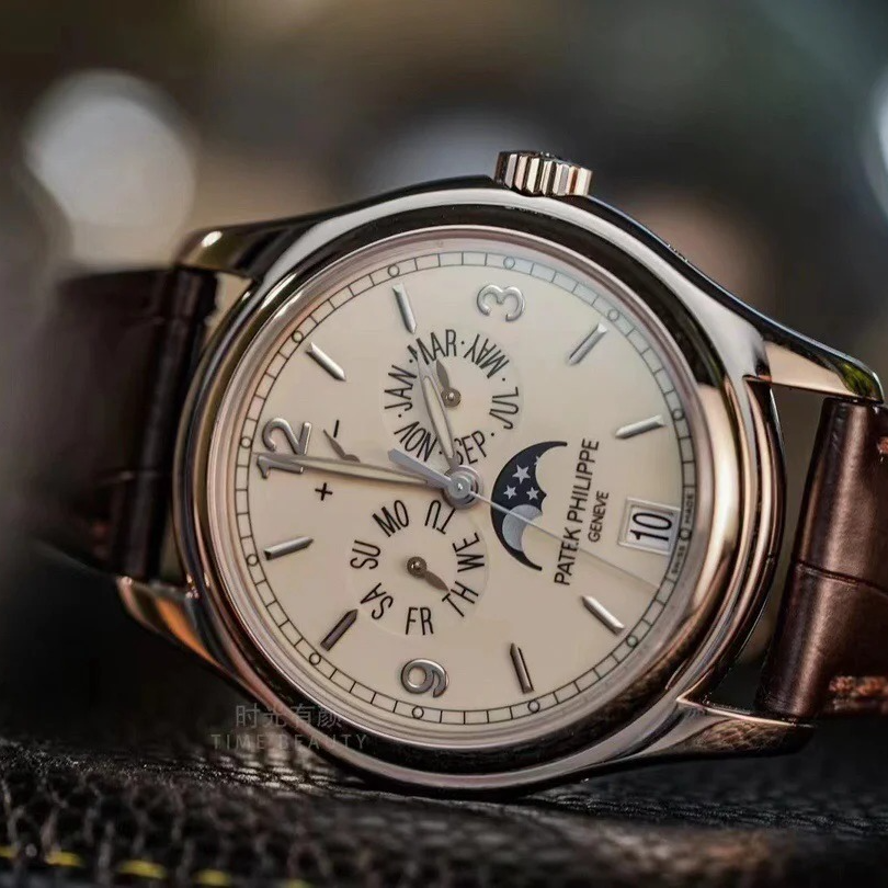 99新 Patek Philippe/百达翡丽 热门款5146G-001白金年历表 单表