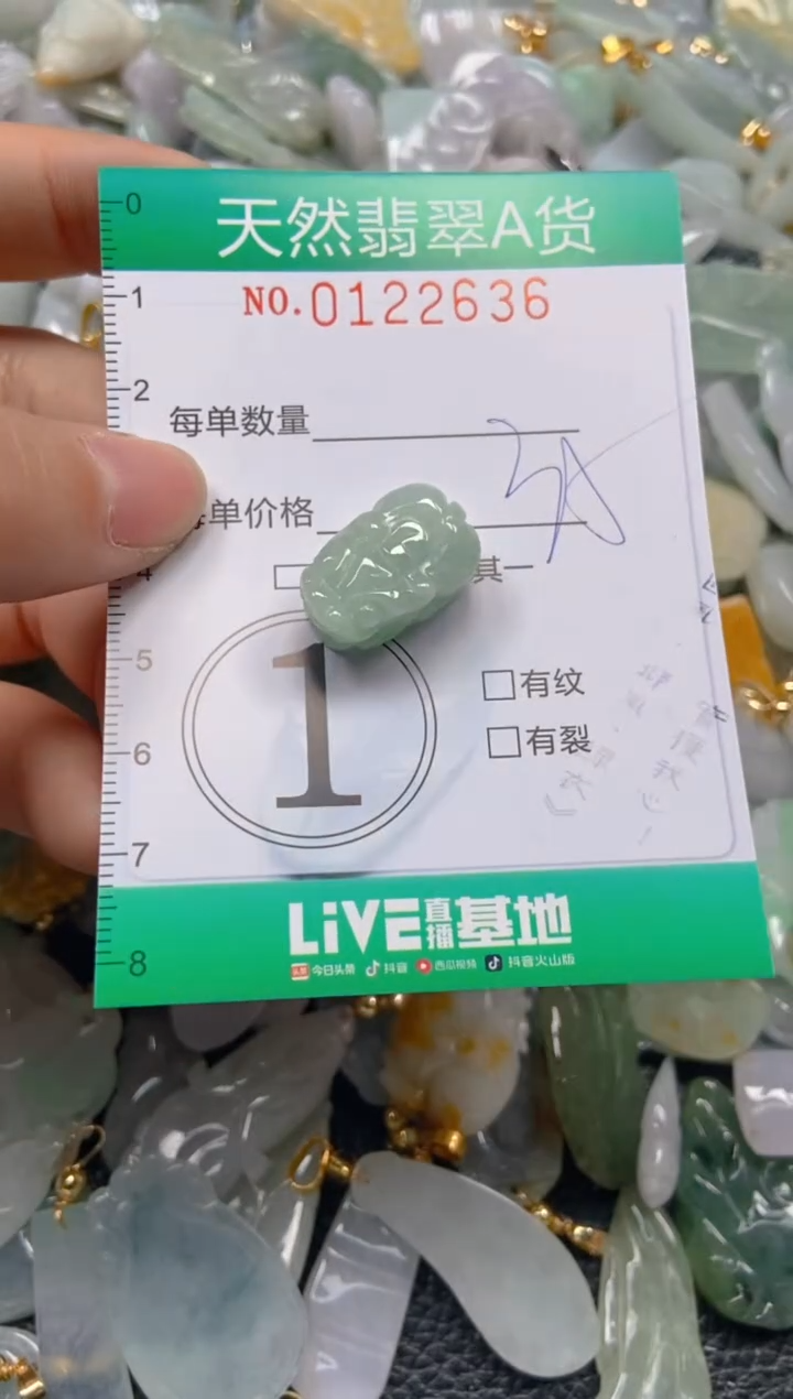 翡翠未镶嵌颈饰闪购0122636