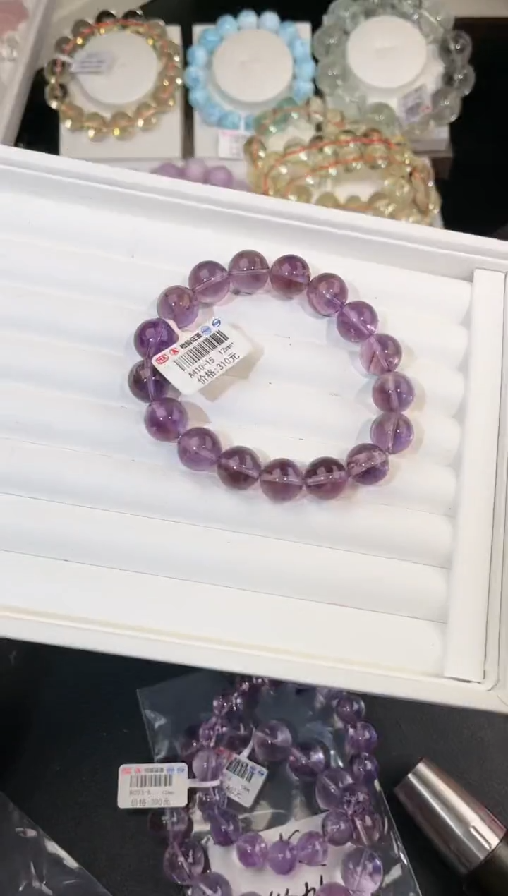 【闪购商品】水晶手链未镶嵌多样性发一Q60紫水