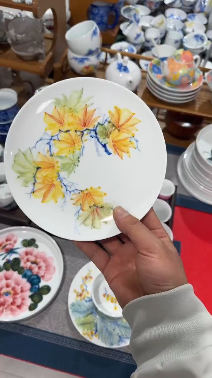 摆件陶瓷景德镇高温瓷（碟子）